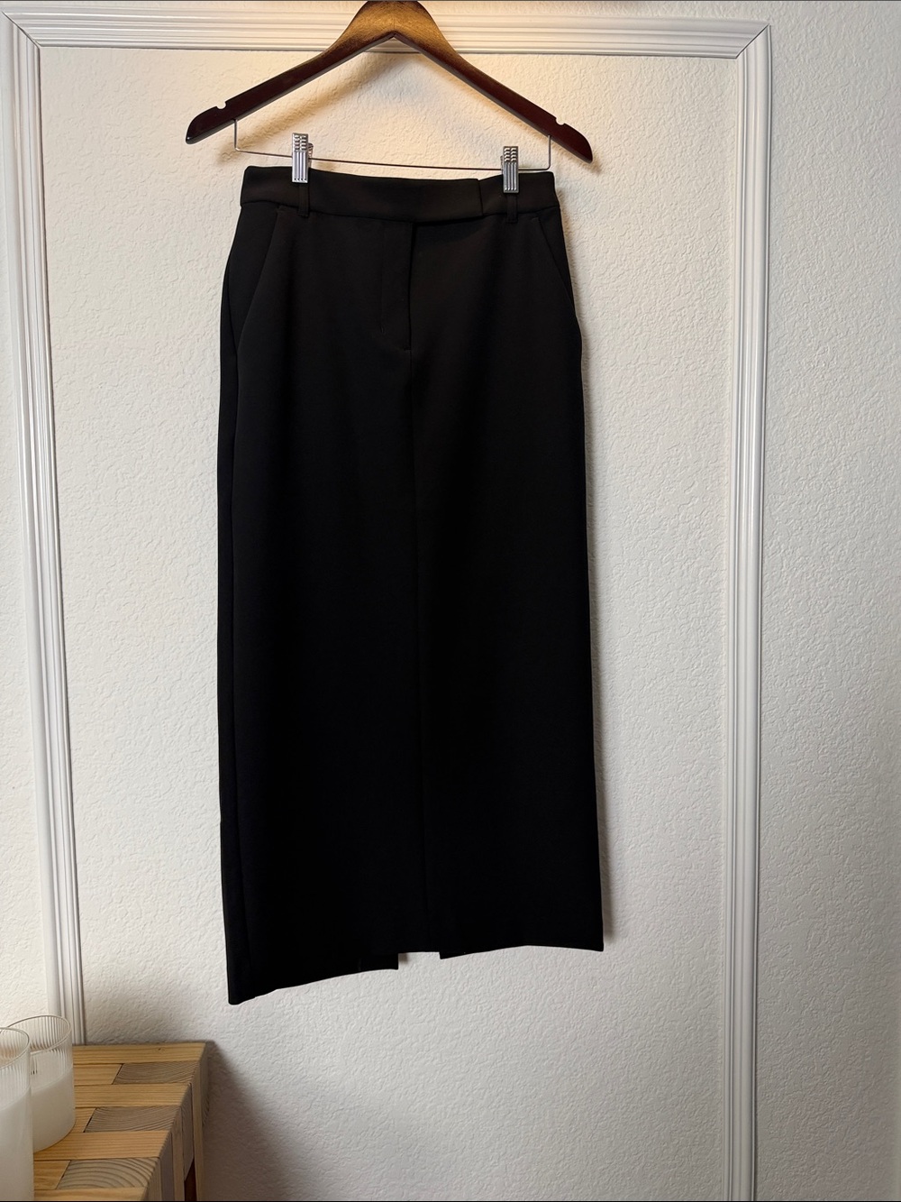 Express Black Midi Pencil Skirt